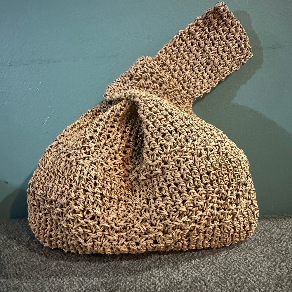Handcrafted Japanese Raffia Knot Bag